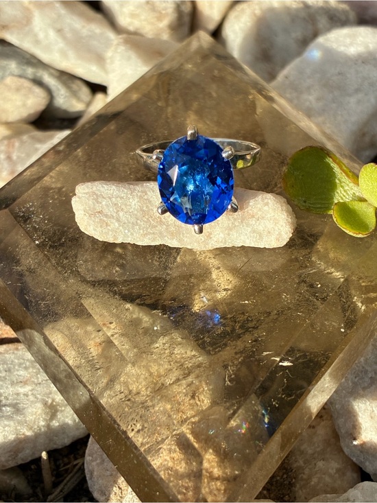 Jewelry - Sterling Silver Ring with Tanzanite Stone